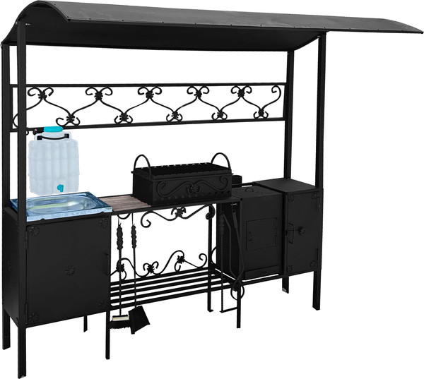Изображение товара Мангал-беседка Станкоинструмент Царский 2