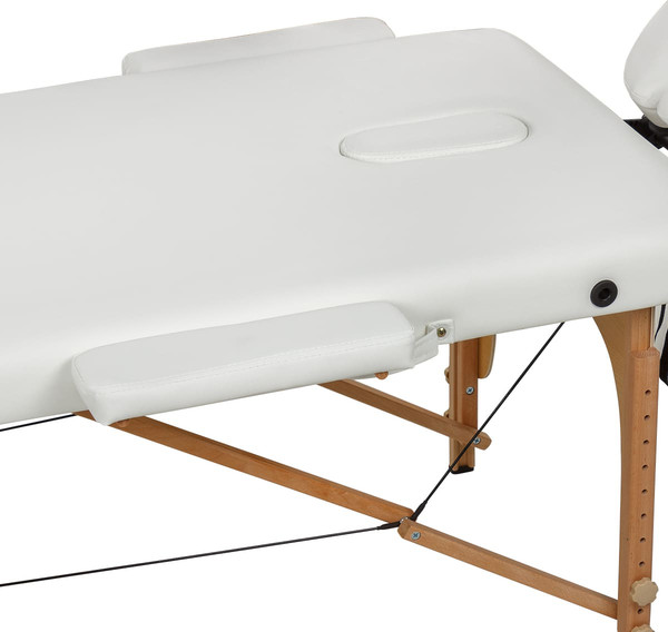Изображение товара Массажный стол Элеганс МД - 321А (белый)
