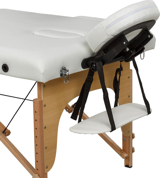 Изображение товара Массажный стол Элеганс МД - 321А (белый)