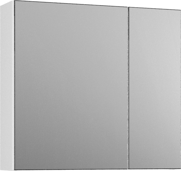 Изображение товара Шкаф с зеркалом для ванной Lauter Mia 60 (белый глянец)