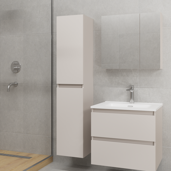 Изображение товара Шкаф с зеркалом для ванной Lauter Mia 60 (кашемир)