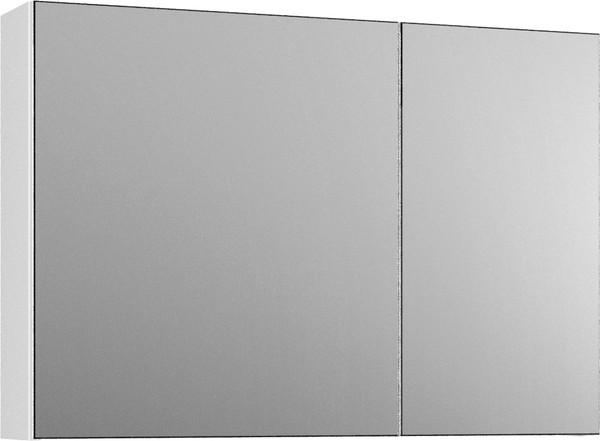 Изображение товара Шкаф с зеркалом для ванной Lauter Mia 80 (белый глянец)