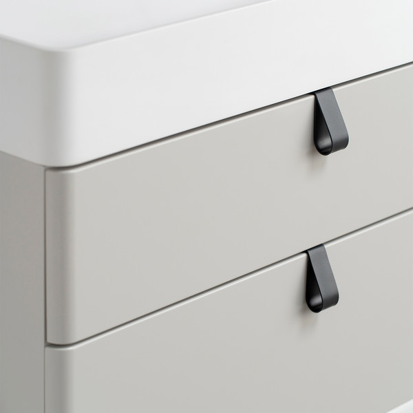 Изображение товара Тумба под умывальник Lauter Estel 70 (светло-серый п/мат)