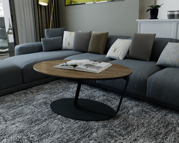 Изображение товара Журнальный столик Lavaris Лисмор (орех светлый)