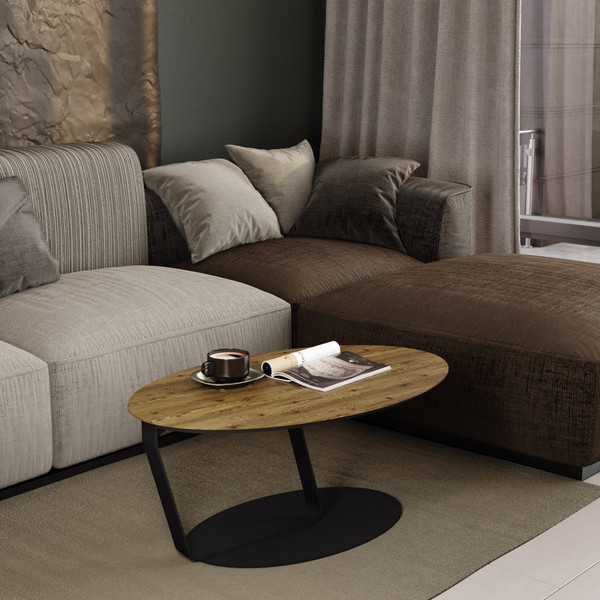 Изображение товара Журнальный столик Lavaris Лисмор (орех светлый)