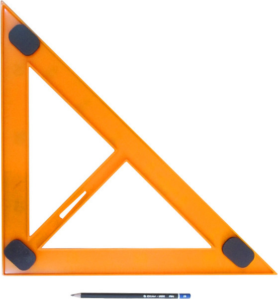 Изображение товара Набор для черчения GROSS Для школьной доски / 002-5 (5пр)