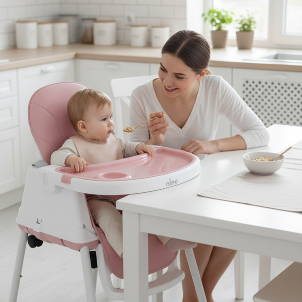 Изображение товара Стульчик для кормления NINO Chow / YY2-2 (розовый)
