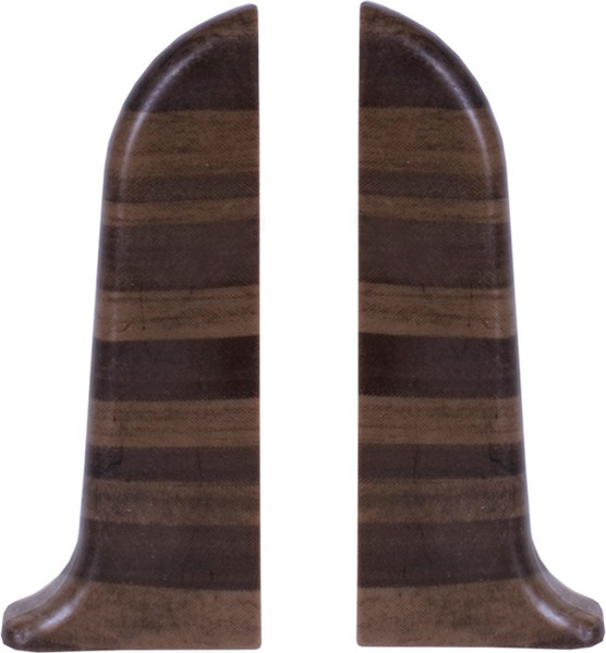 Изображение товара Заглушка для плинтуса LinePlast ПВХ 58мм L063 (2шт, дуб паркетный, флоупак)