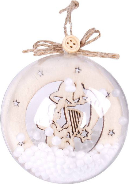 Изображение товара Набор шаров новогодних Darvish DV-C-78 (3шт, прозрачный)