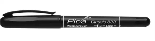 Изображение товара Набор маркеров строительных Pica Classic Fine 0.7мм / 533/46 (10шт, черный)