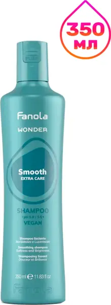 Изображение товара Шампунь для волос Fanola Wonder Smooth Выпрямляющий для непослушных волос (350мл)
