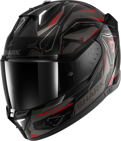 Изображение товара Мотошлем Shark Helmets Skwal i3 Linik (р. 2XL, черный/серый/красный)