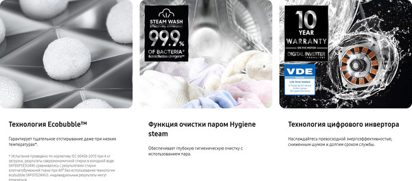 Изображение товара Стиральная машина Samsung WW70AG4S21VELD