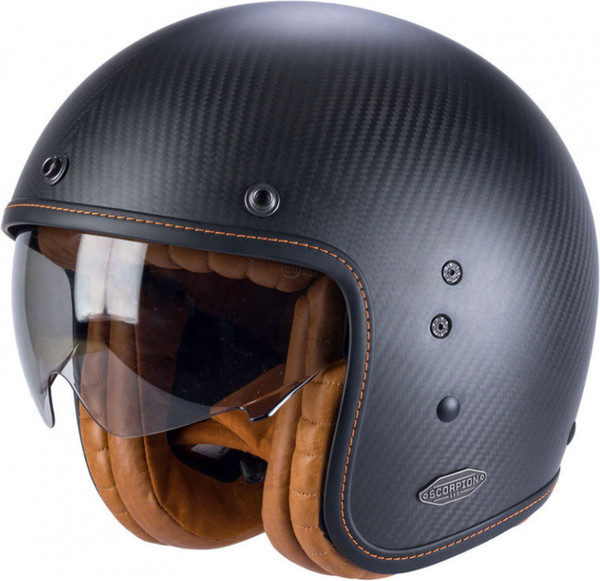 Изображение товара Мотошлем Scorpion Exo Belfast Evo Carbon Solid (р. M, карбон матовый/черный)