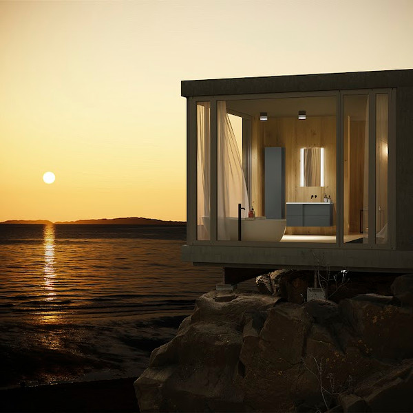 Изображение товара Тумба под умывальник Lauter Nelli 70 (антрацит п/мат)