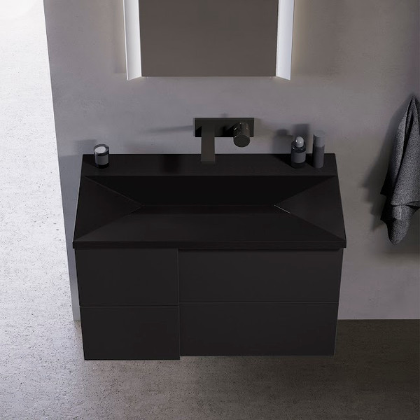 Изображение товара Тумба под умывальник Lauter Nelli 70 (антрацит п/мат)