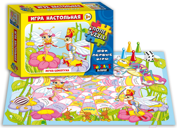 Изображение товара Настольная игра Topgame Муха-Цокотуха / 01371