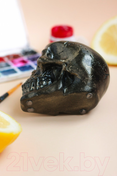 Изображение товара Кашпо Нашы майстры Череп 1121 (декорированное)