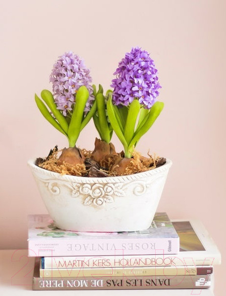 Изображение товара Кашпо Нашы майстры Розы в шебби 1059 (декорированное)