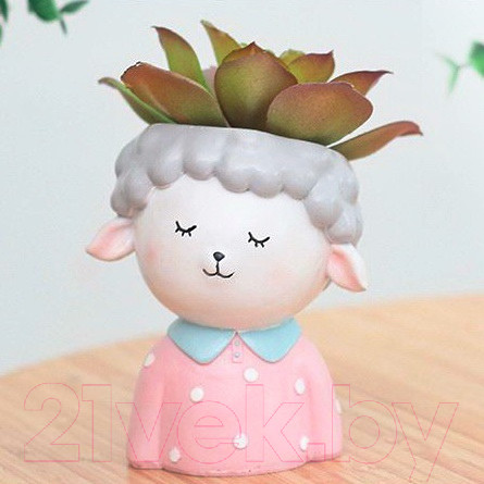 Изображение товара Кашпо Нашы майстры Овечка 1126 (декорированное)