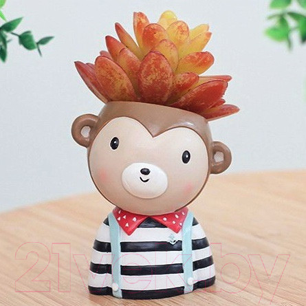 Изображение товара Кашпо Нашы майстры Обезьяна 1126 (декорированное)