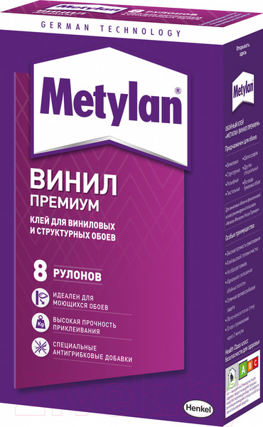 Изображение товара Клей для обоев Metylan Винил Премиум (150г)