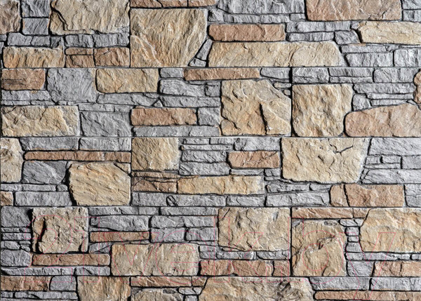 Изображение товара Декоративный камень гипсовый Stone Mill Сланец Буковинский антрацит ПГД-1-Л 1309