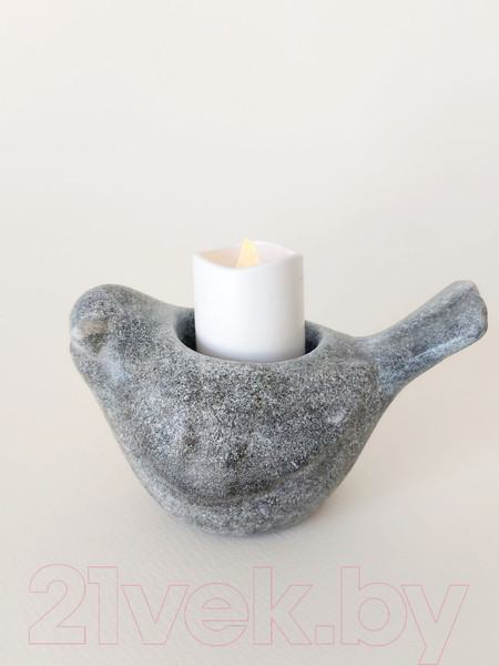 Изображение товара Подсвечник Нашы майстры Птичка / 1048 (декорированный)