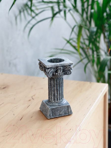 Изображение товара Подсвечник Нашы майстры Колонна / 1006 (декорированный)