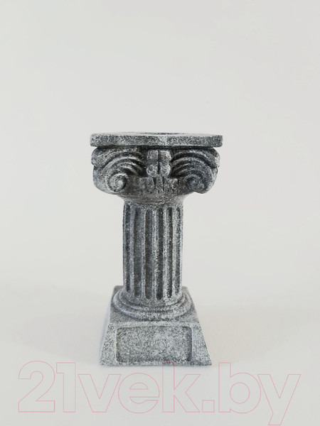 Изображение товара Подсвечник Нашы майстры Колонна / 1006 (декорированный)