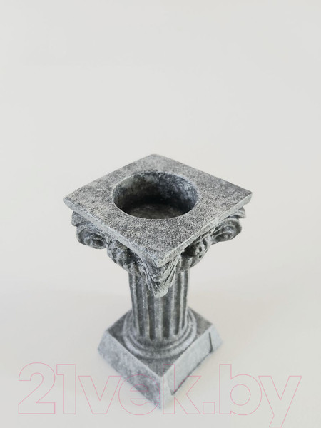 Изображение товара Подсвечник Нашы майстры Колонна / 1006 (декорированный)