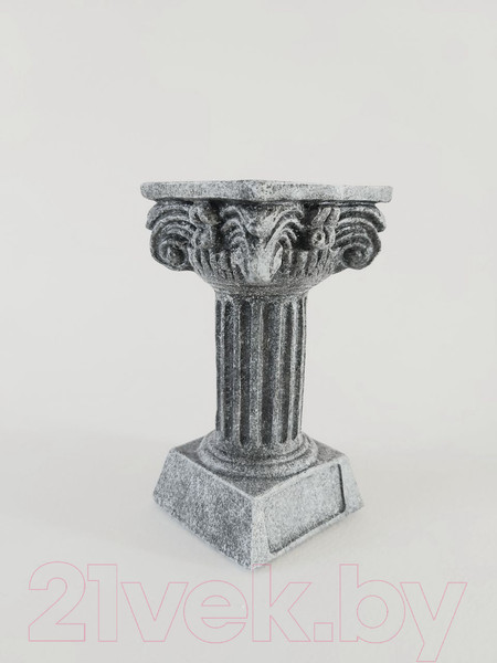 Изображение товара Подсвечник Нашы майстры Колонна / 1006 (декорированный)