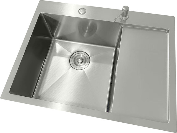 Изображение товара Мойка кухонная STELLAR Decor S6550S-L-D (сатин)