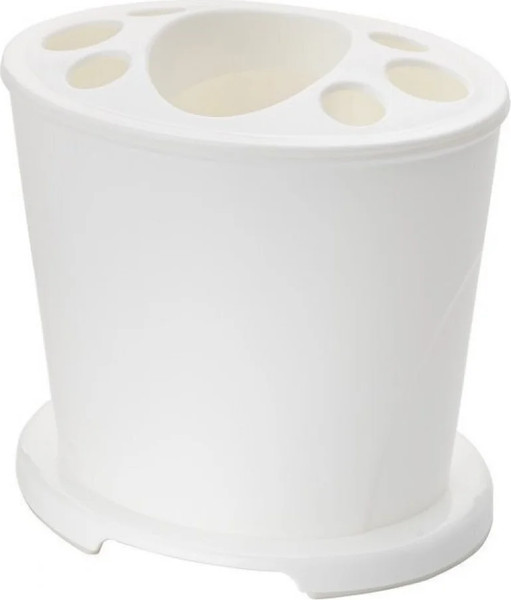 Изображение товара Стакан для зубной щетки и пасты Эльфпласт Ориент / EP188 (белый)