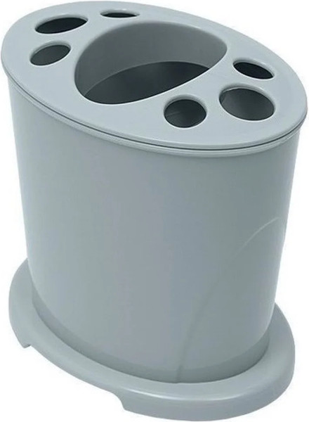 Изображение товара Стакан для зубной щетки и пасты Эльфпласт Ориент / EP188 (серый)