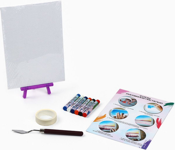 Изображение товара Набор для рисования Школа талантов Рисование пастелью. Карпы в реке / 10291594