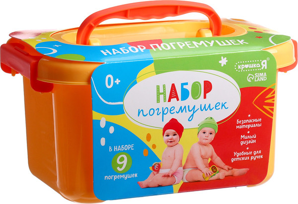 Изображение товара Набор погремушек Крошка Я 10627504 (9шт)