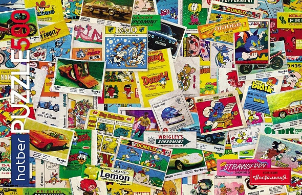 Изображение товара Пазл Hatber Premium Ностальгия Жвачка СССР / 500ПЗ2_30270 (500эл)