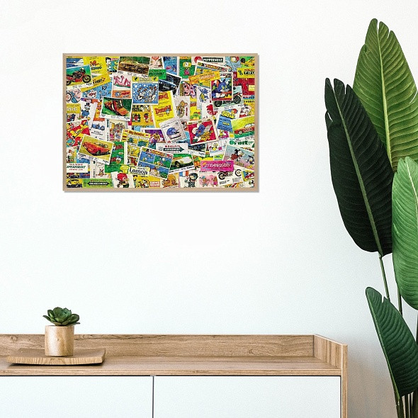 Изображение товара Пазл Hatber Premium Ностальгия Жвачка СССР / 500ПЗ2_30270 (500эл)