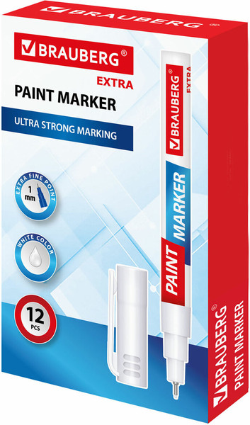 Изображение товара Маркер-краска Brauberg Extra / 151959 (белый)