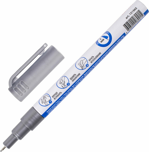 Изображение товара Маркер-краска Brauberg Extra / 151965 (серебряный)