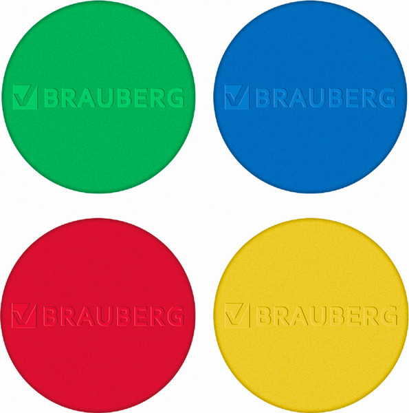 Изображение товара Набор магнитов Brauberg Super / 237480 (4шт)