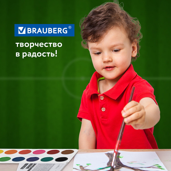 Изображение товара Акварельные краски Brauberg 192565 (12цв)