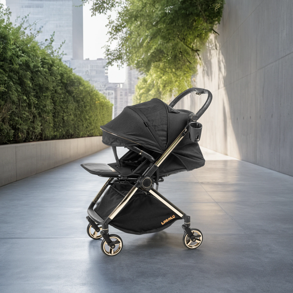 Изображение товара Детская прогулочная коляска Labalu Dream D9 (черный)