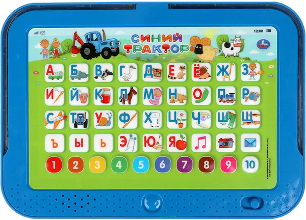 Изображение товара Развивающая игрушка Умка Обучающий планшет Синий Трактор / HT1399-R