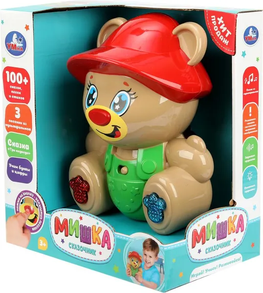 Изображение товара Развивающая игрушка Умка Сказочник мишка / HT1376-R