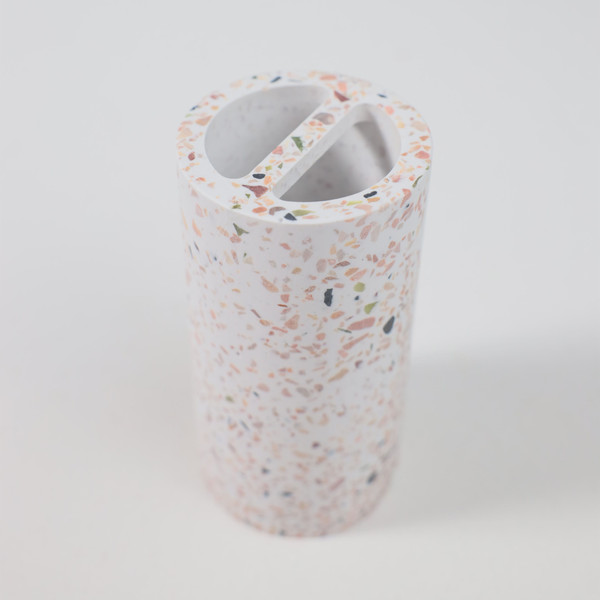 Изображение товара Стакан для зубной щетки AksHome Nest (солнечный терраццо)