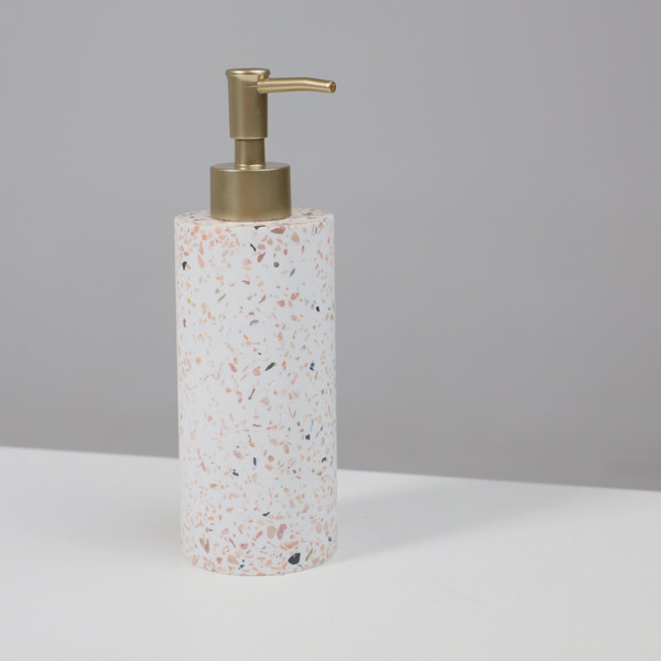 Изображение товара Дозатор для жидкого мыла AksHome Nest (солнечное терраццо)