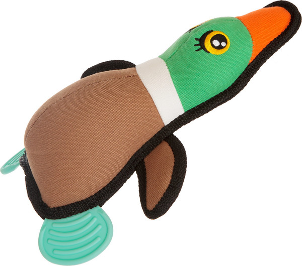 Изображение товара Игрушка для собак ZooZooZoo Утка Canvas 39033/ZZ (коричневый)