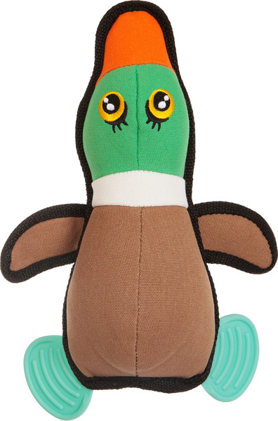Изображение товара Игрушка для собак ZooZooZoo Утка Canvas 39033/ZZ (коричневый)